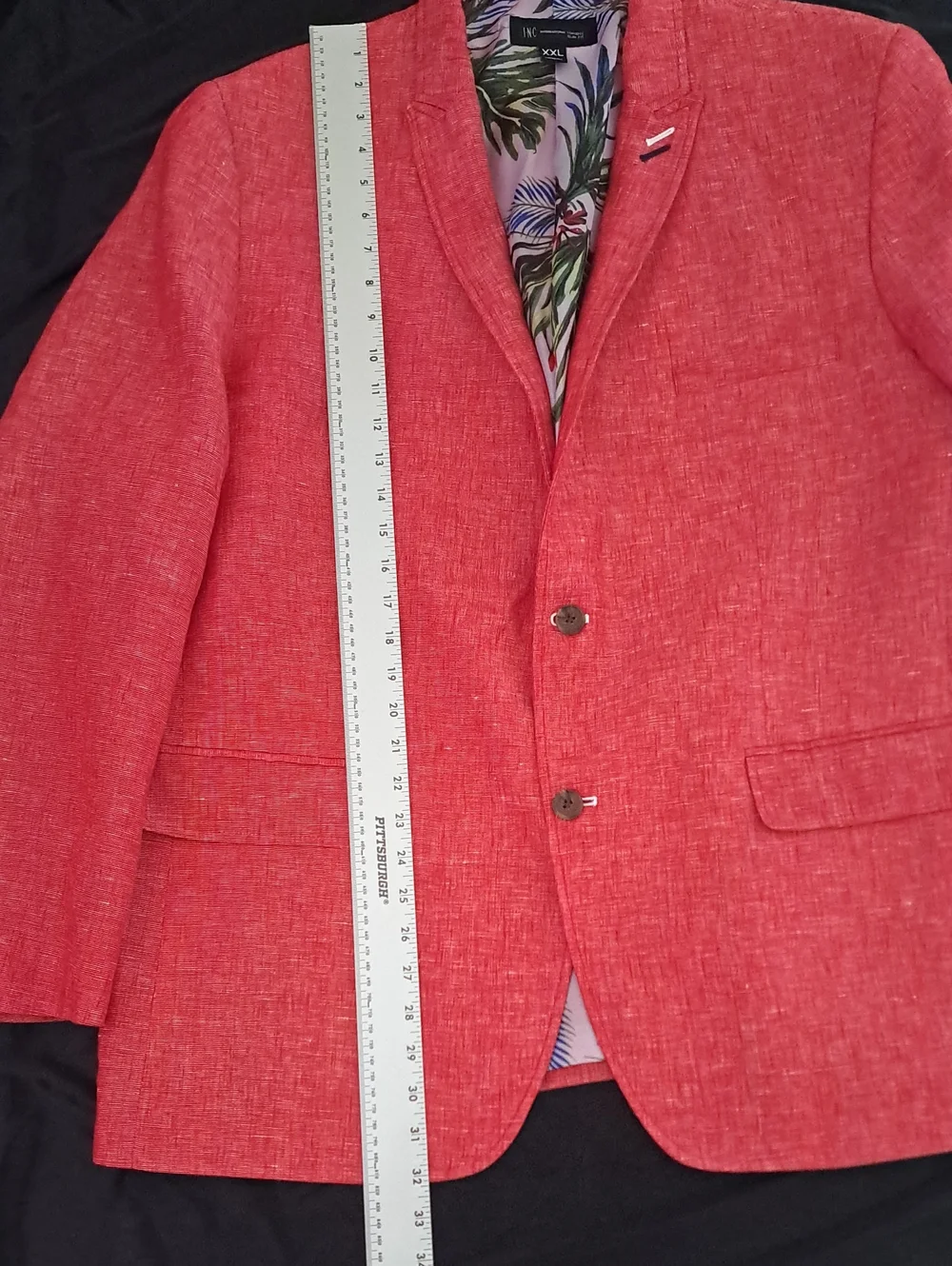 INC International Concepts red coat